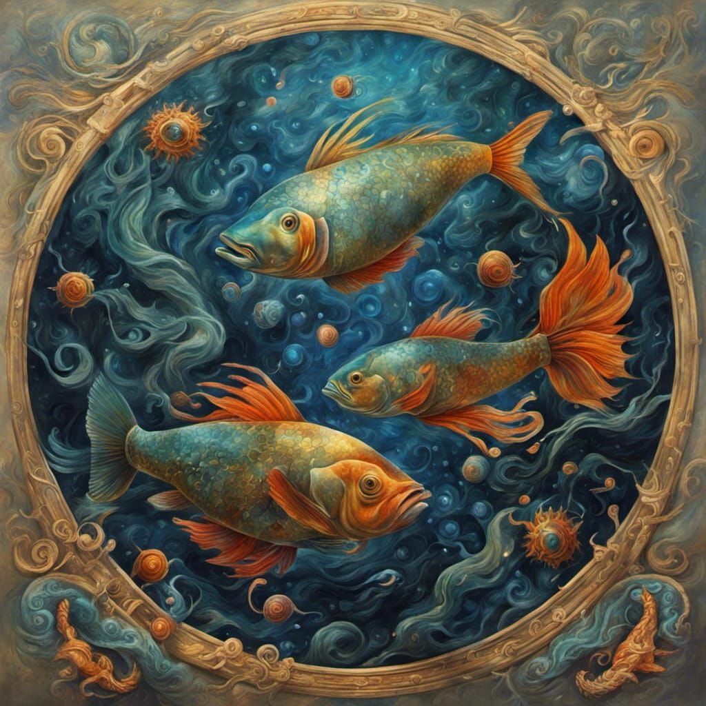 Pisces the fish - AI Generated Artwork - NightCafe Creator