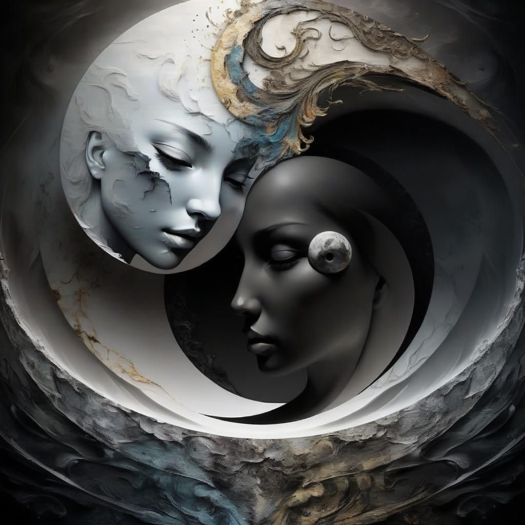 Facing my Yin-Yang   by @JokeStirrer