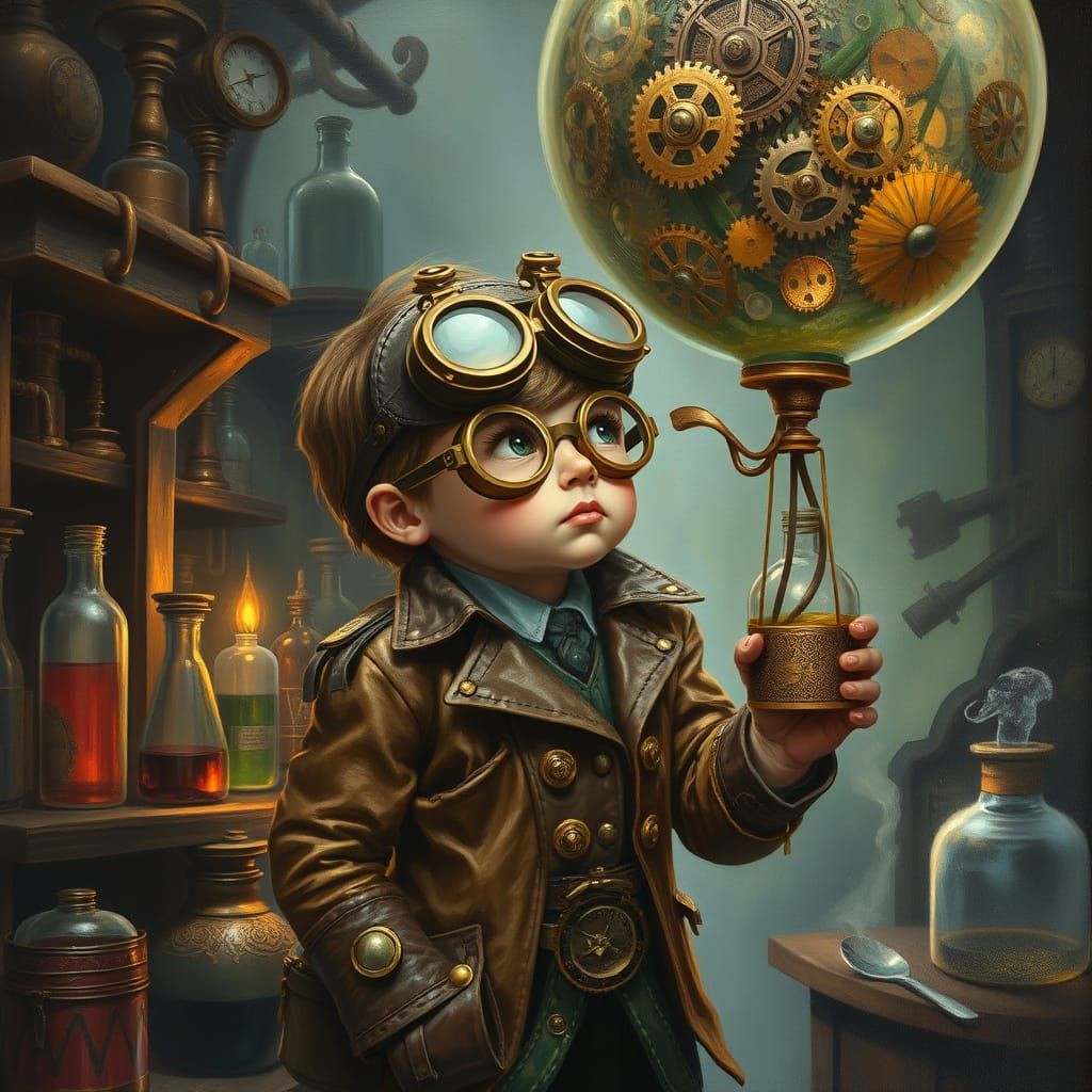 The Young Inventor  by @Juncboks