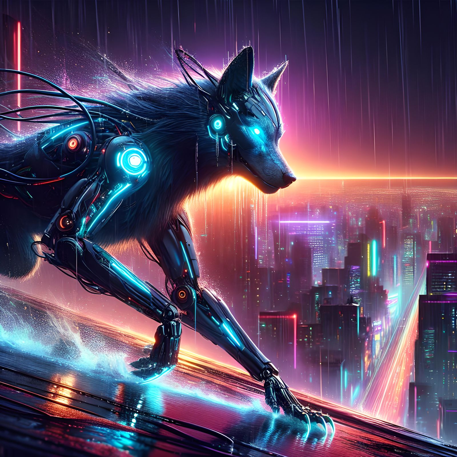 LONE CITY WOLF ((CYBORG))
