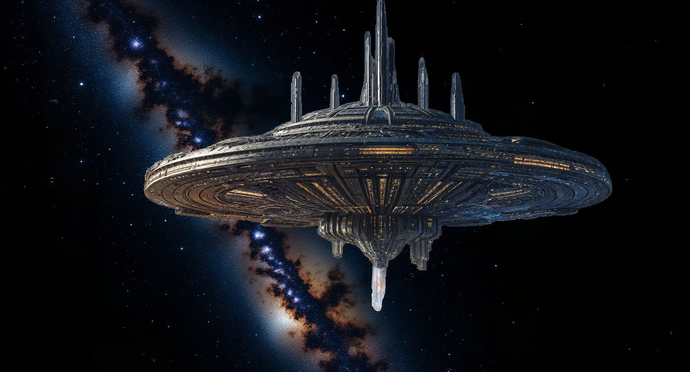 A generational star ship