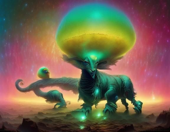 <lora:CreaturesNCharacters:1.0> <lora:Crepuscule:1.0> Alien ...