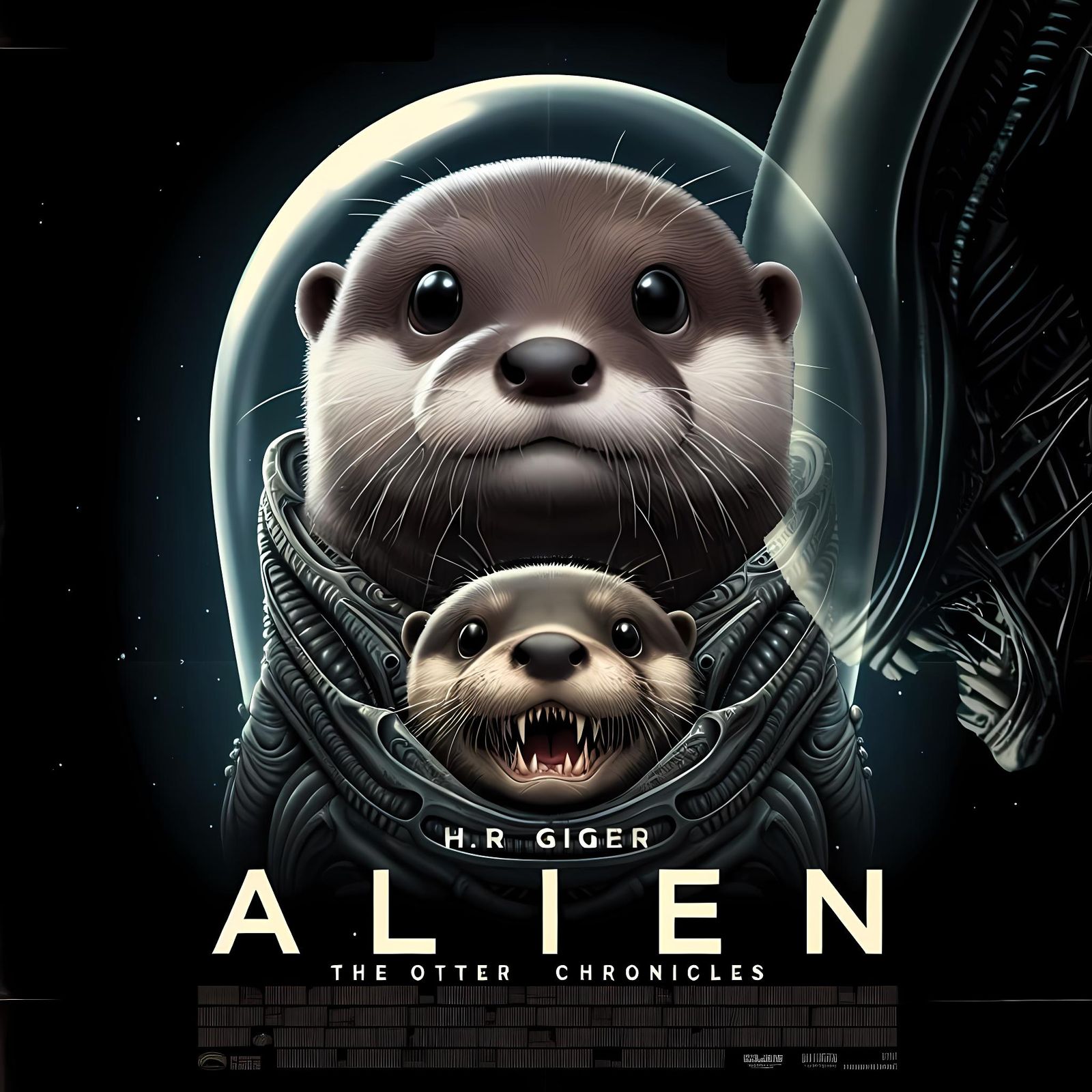 Alien, The Otter Chronicles 🎬 👽v2 - AI Generated Artwork - NightCafe ...