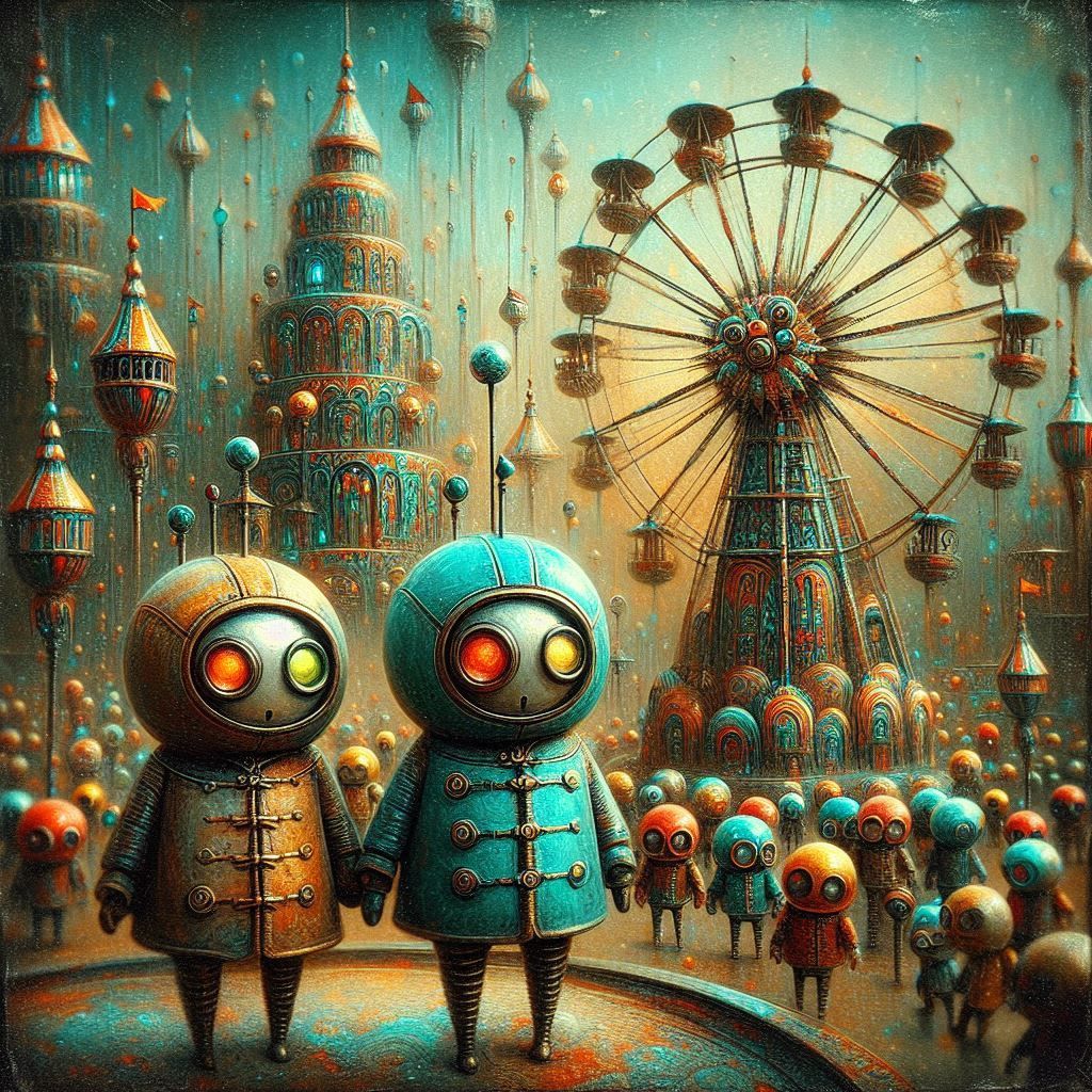 The amusement park you dream of on misty moonlit nights