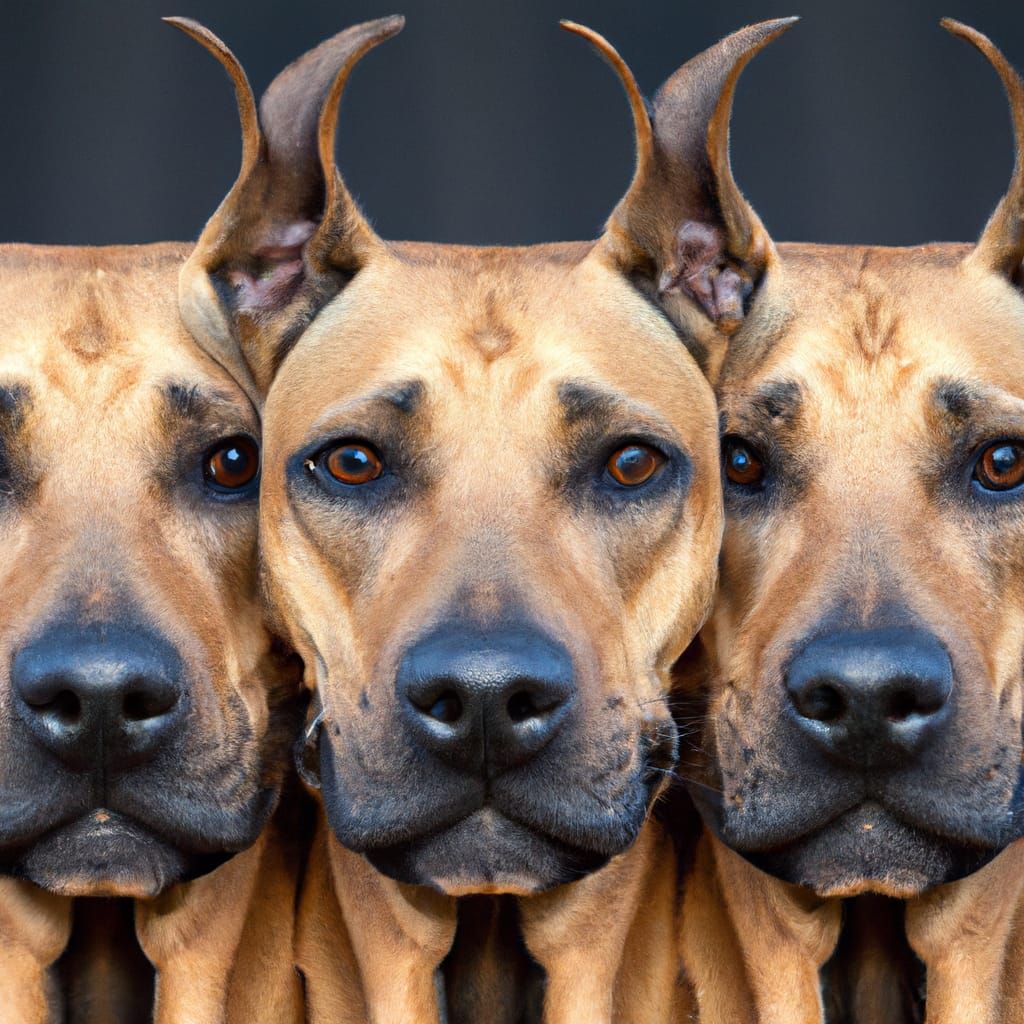 Cerberus Threeheaded dog guards the gates of hell AI Generated Artwork NightCafe Creator