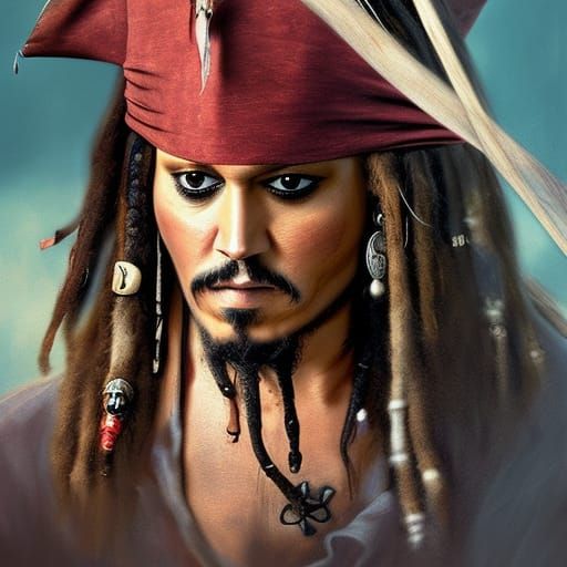 Captain Jack Sparrow - AI Generated Artwork - NightCafe Creator