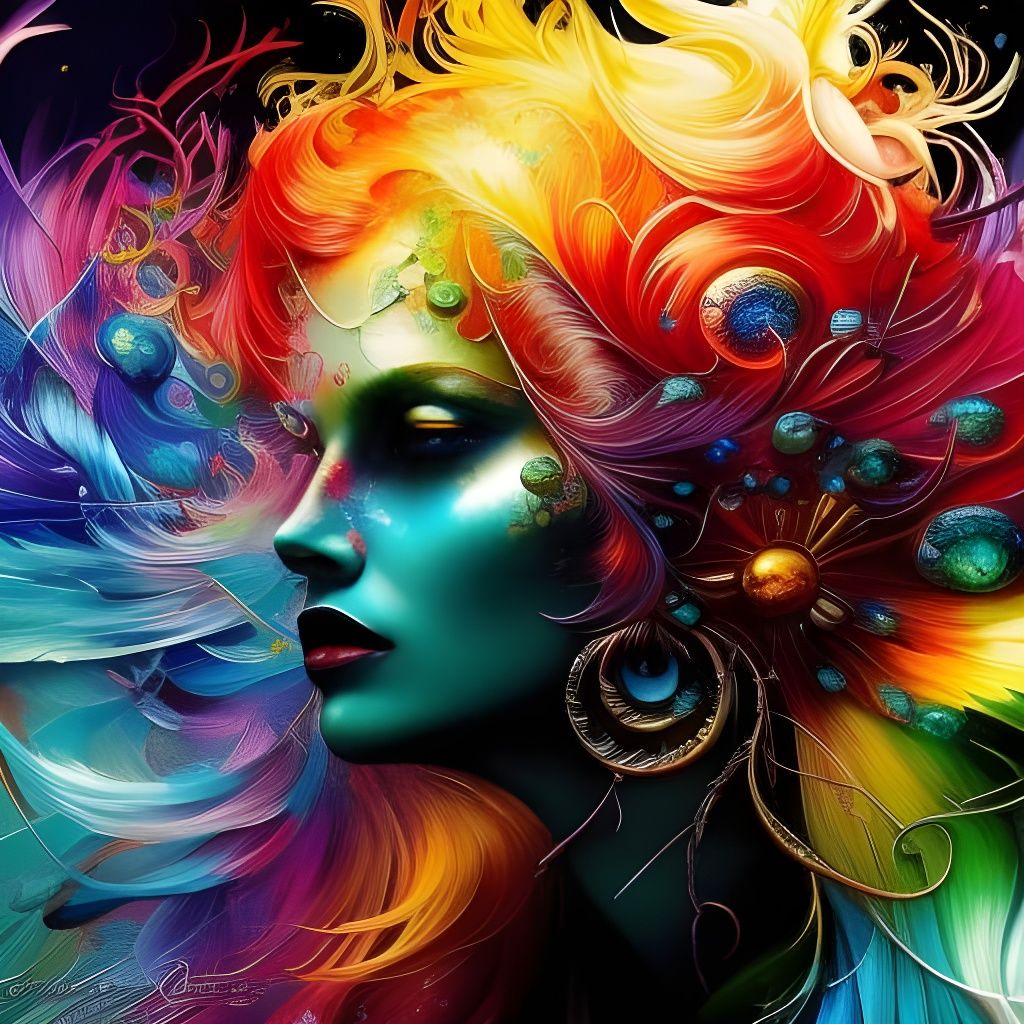 Be a rainbow in a gray world  by @MommaKitty