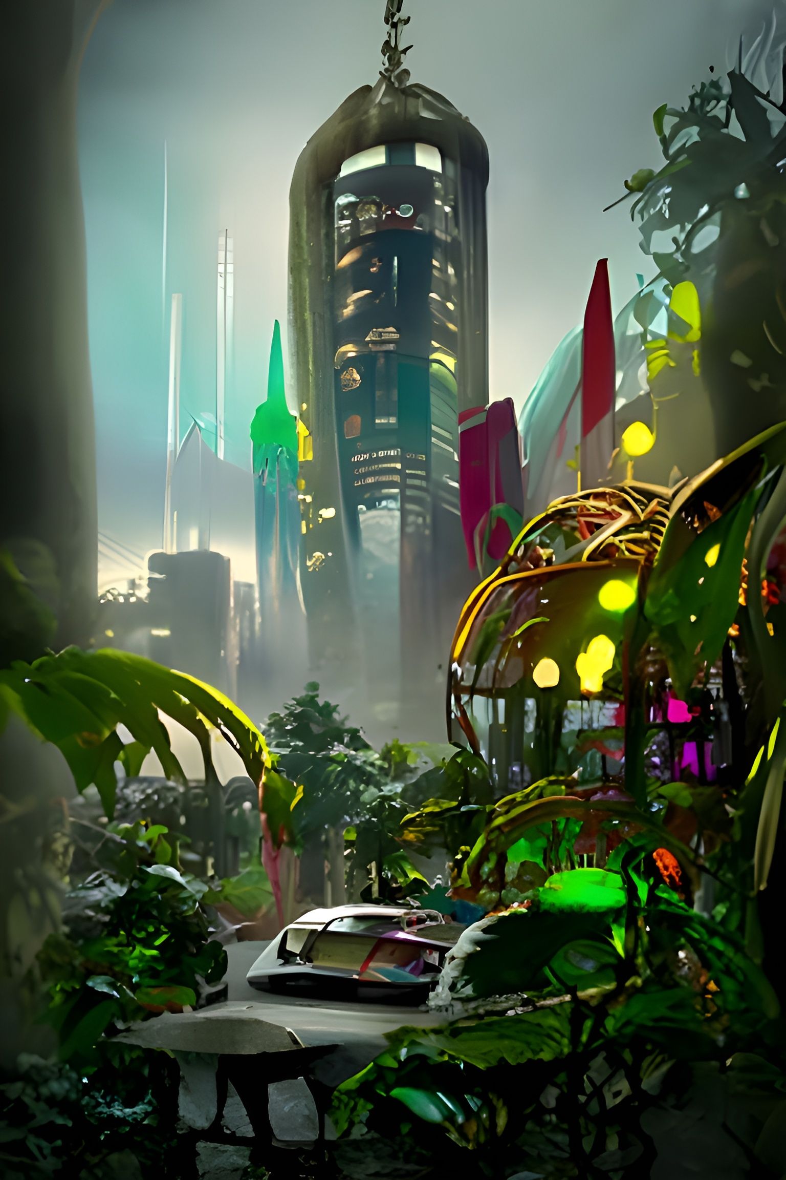 A solarpunk city - AI Generated Artwork - NightCafe Creator