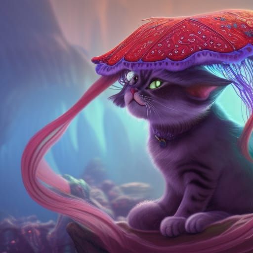 cat+jellyfish