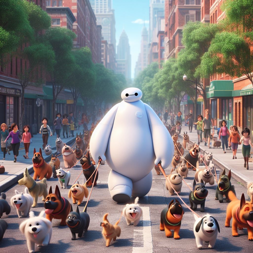 Baymax: The Dog Walker