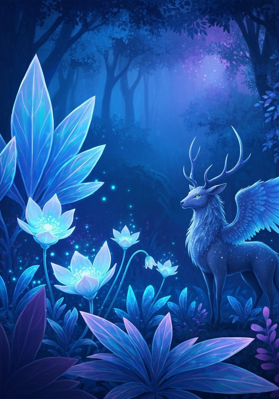 Magical Creatures & Plants
Invent unique beasts or flora that could only exist in a world touched by magic.