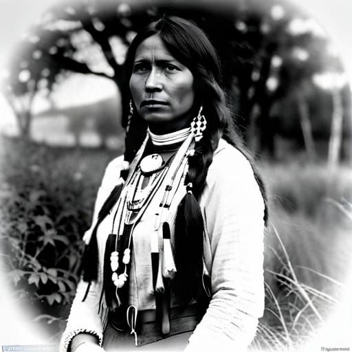 Lakota Tribe beauty AI Generated Artwork NightCafe Creator