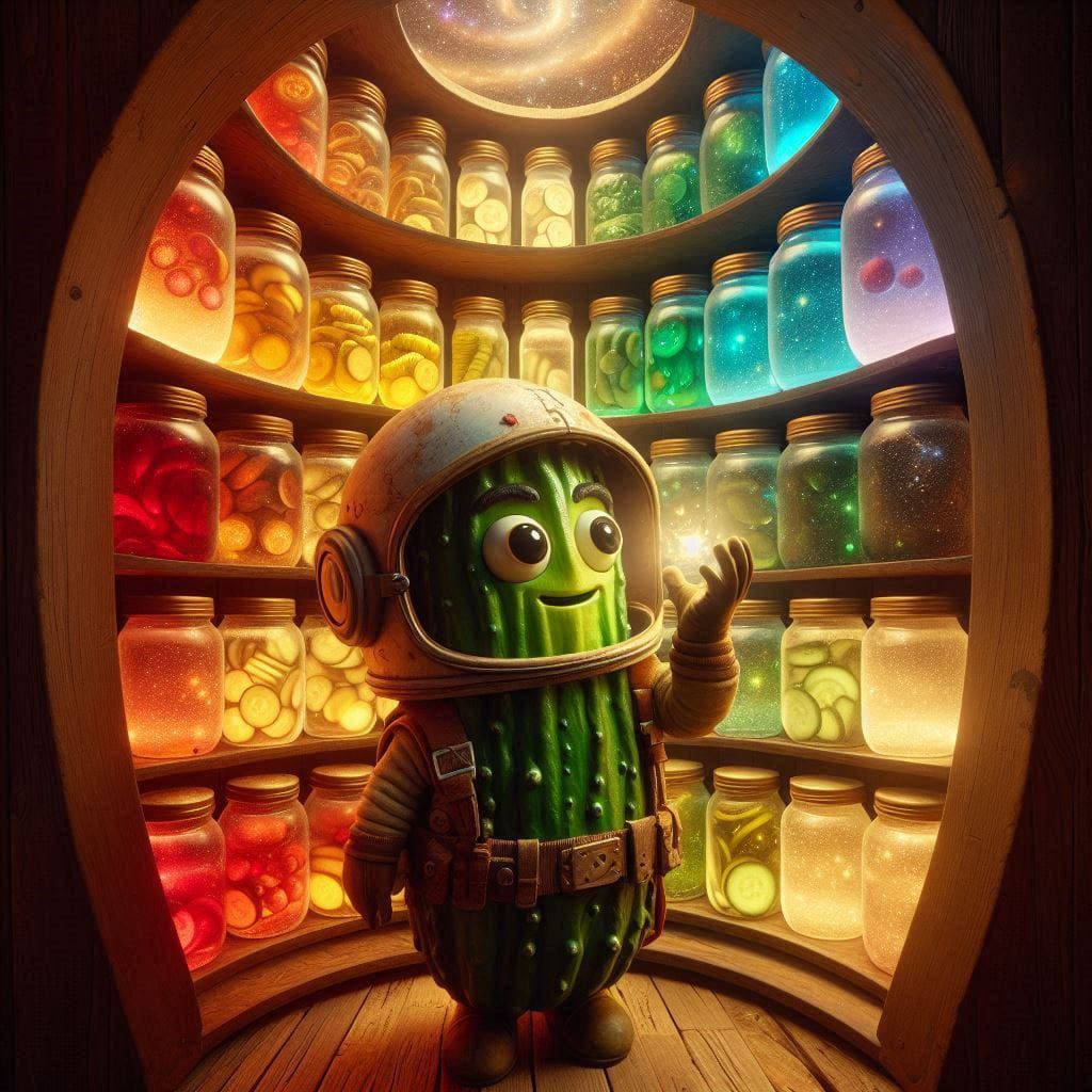 The Pickle Jar - AI Art Magic each week