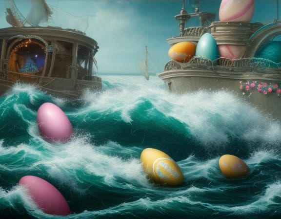 Easter Eggs at Sea