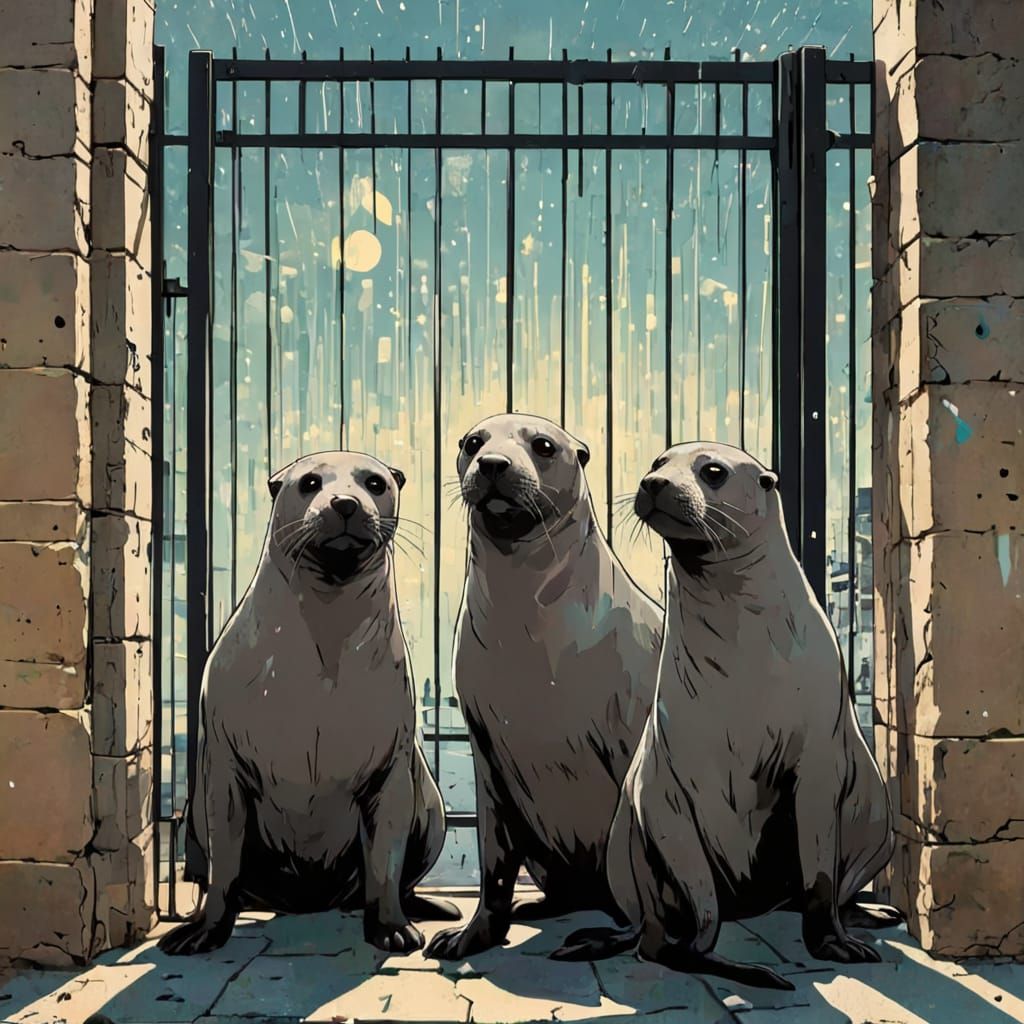 These gates are sealed