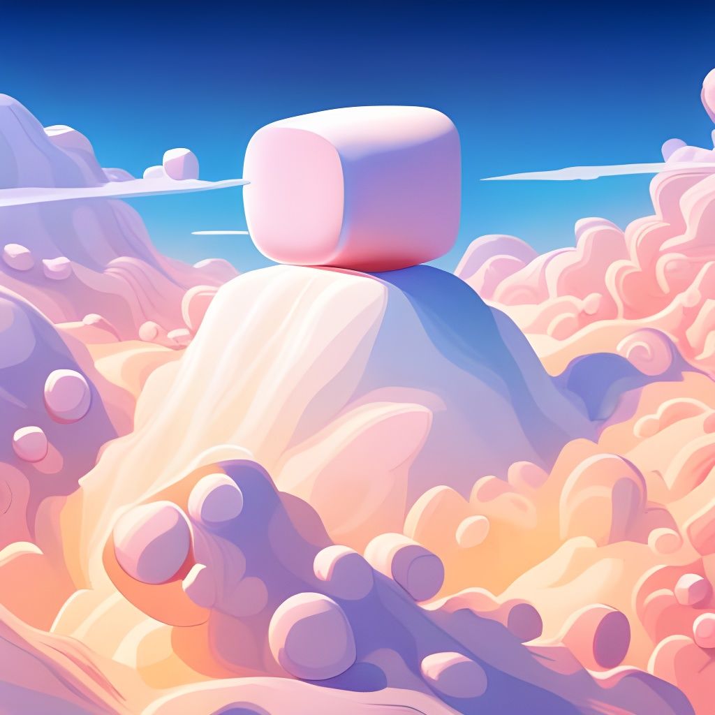 Heavenly Marshmallow AI Generated Artwork NightCafe Creator