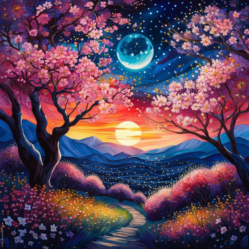 Moonlight Blossoms