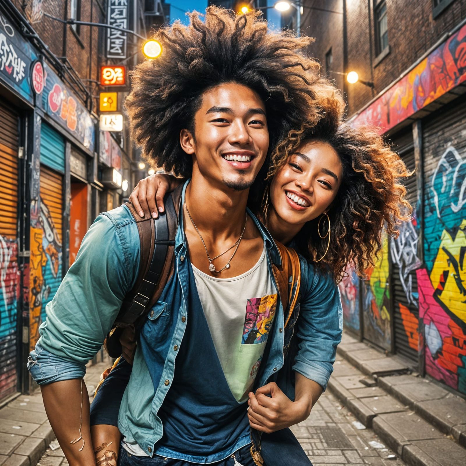 An Extremely Hot Korean Guy giving his Extremely cute Africa...