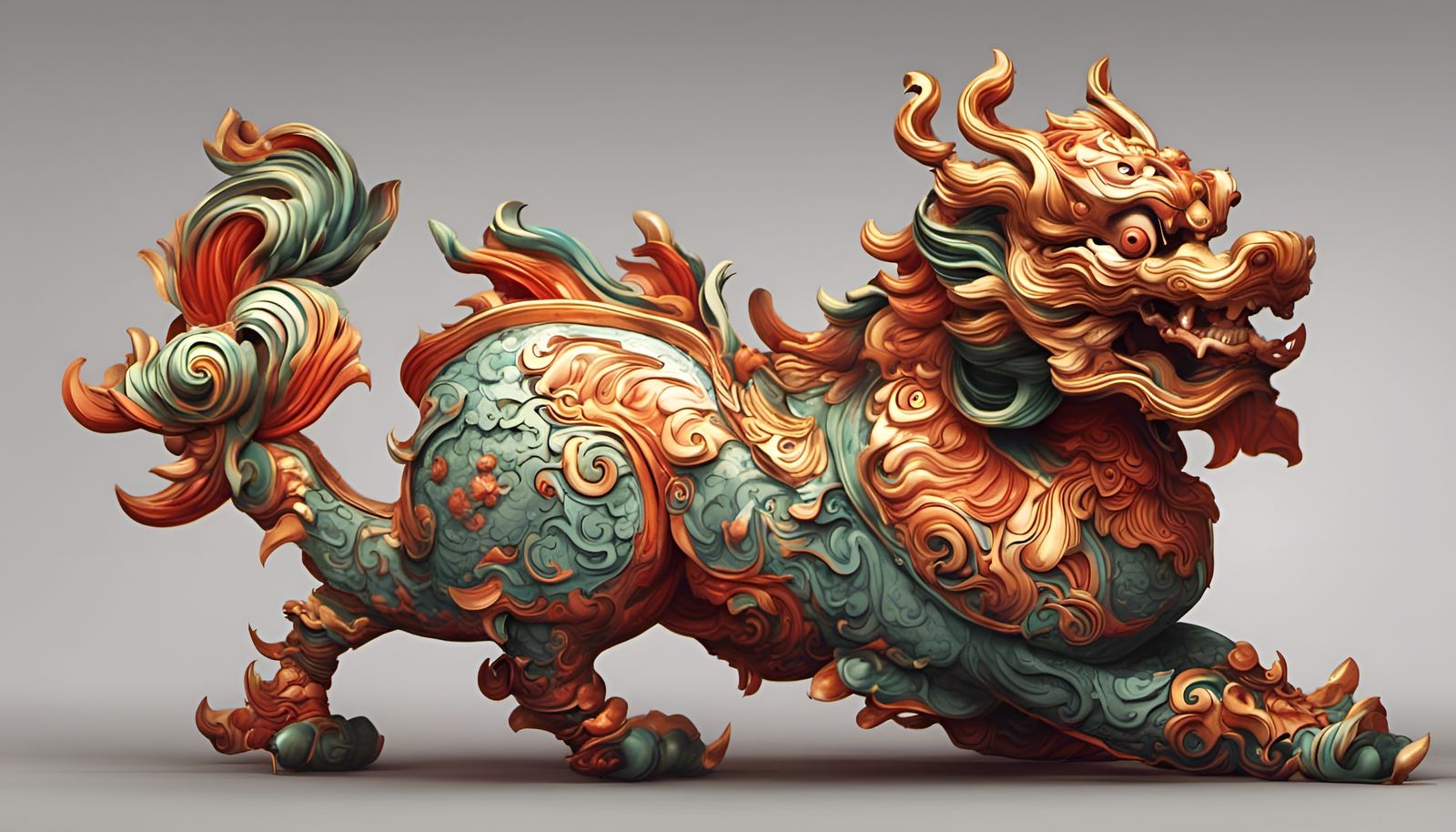 Chinese Pixiu Mythology. In Chinese mythology, the Pixiu is known as the  fortune beast and the ninth son of the Dragon King - AI Generated Artwork -  NightCafe Creator