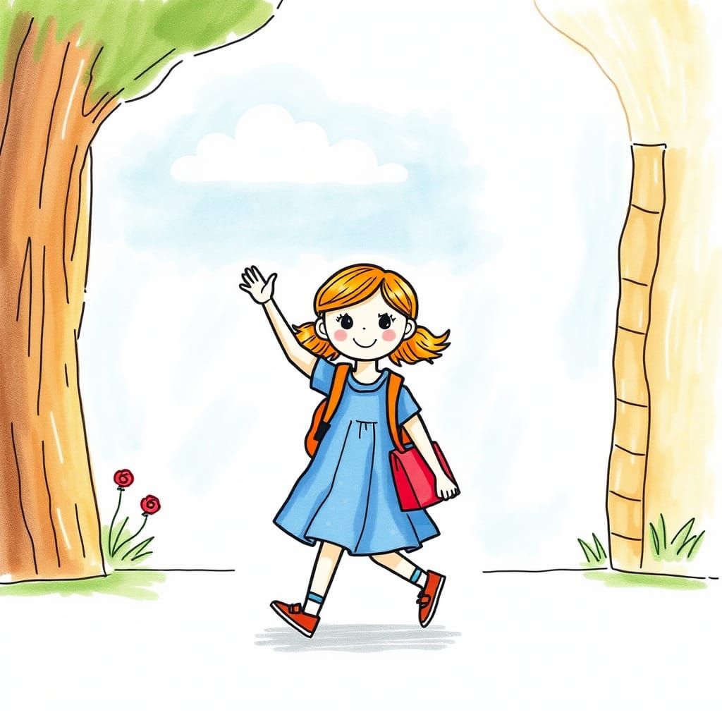Lilly goes to school
