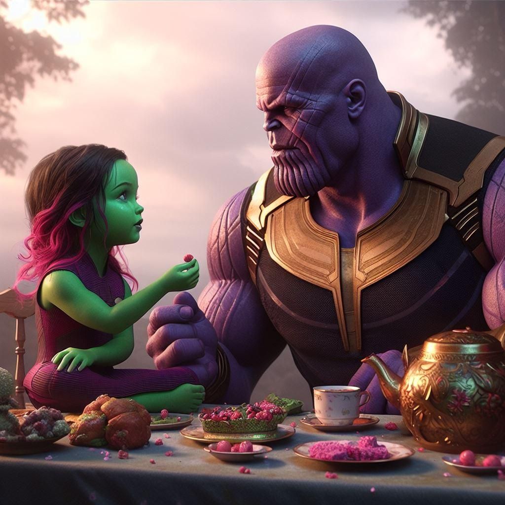 Thanos Trying this 'Dad' Thing For Real