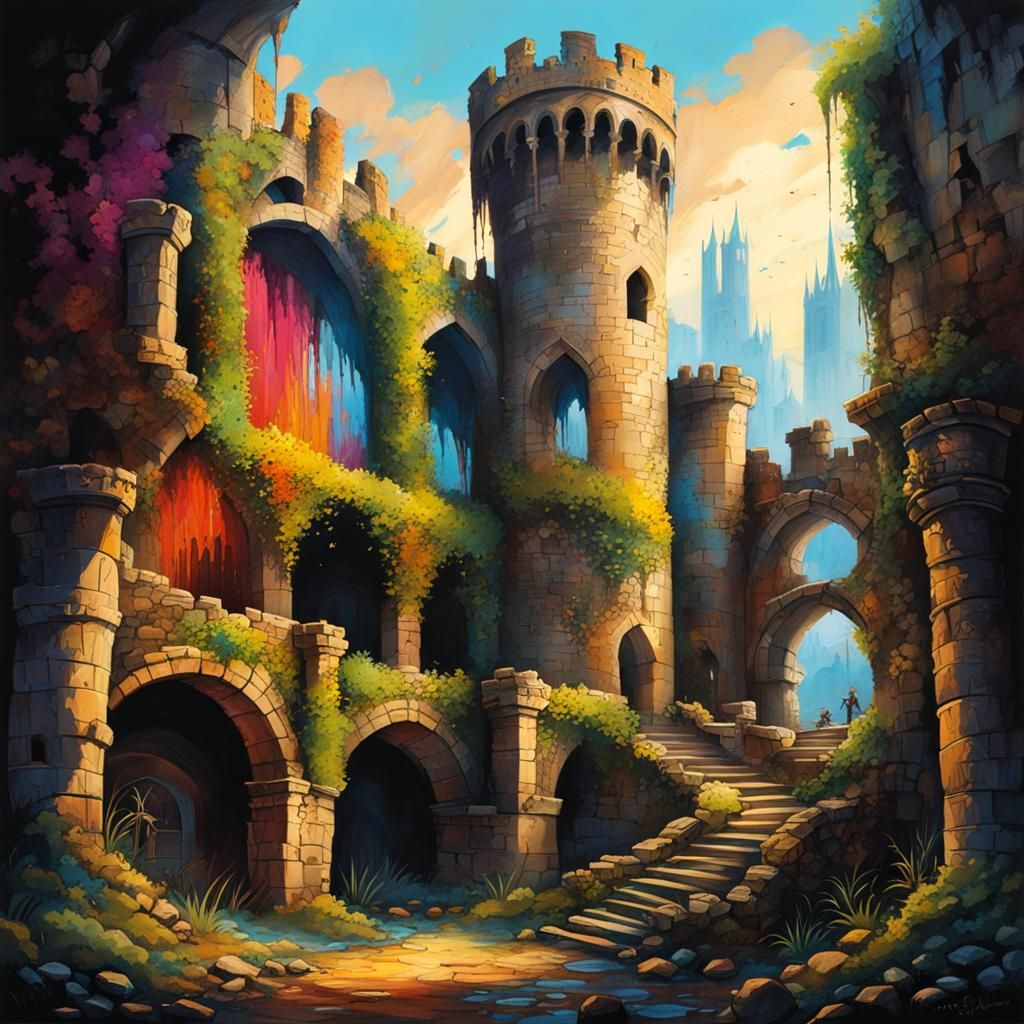 Ruins of a medieval castle