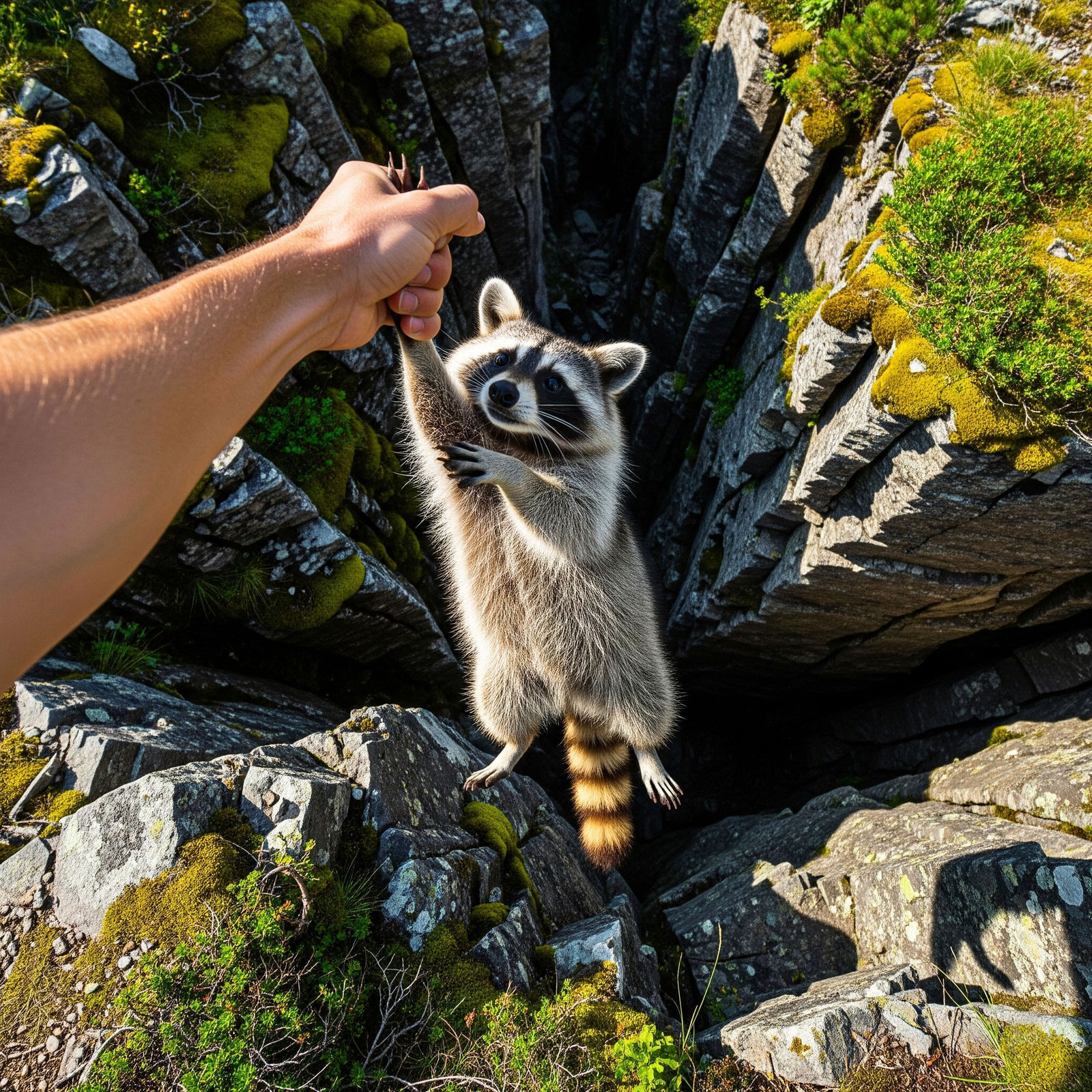 Ace Ventura Rescues the Raccoon