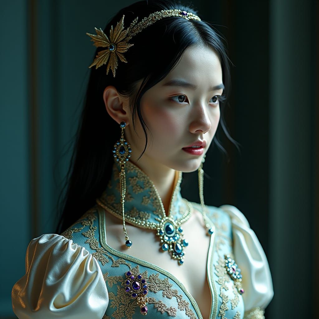 Portrait of a beautiful woman