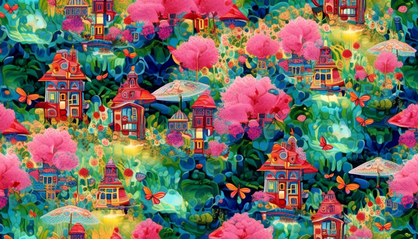 ⚜️⚜️FRESH ROMANTIC SERENE ABSTRACT PIECE OF LANDSCAPE⚜️⚜️