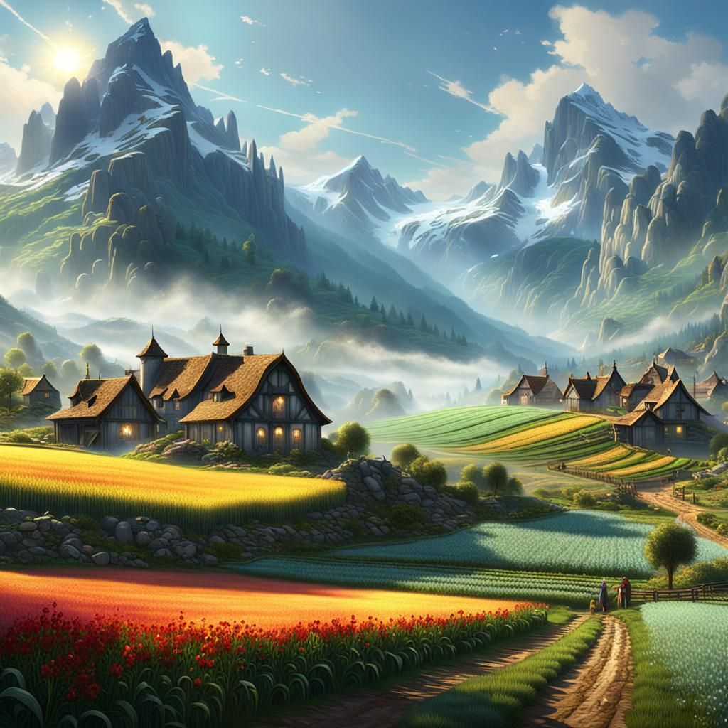 Mountain village