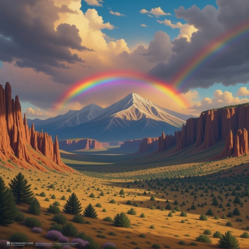 wild, wild west <lora:Rainbows:1.0>