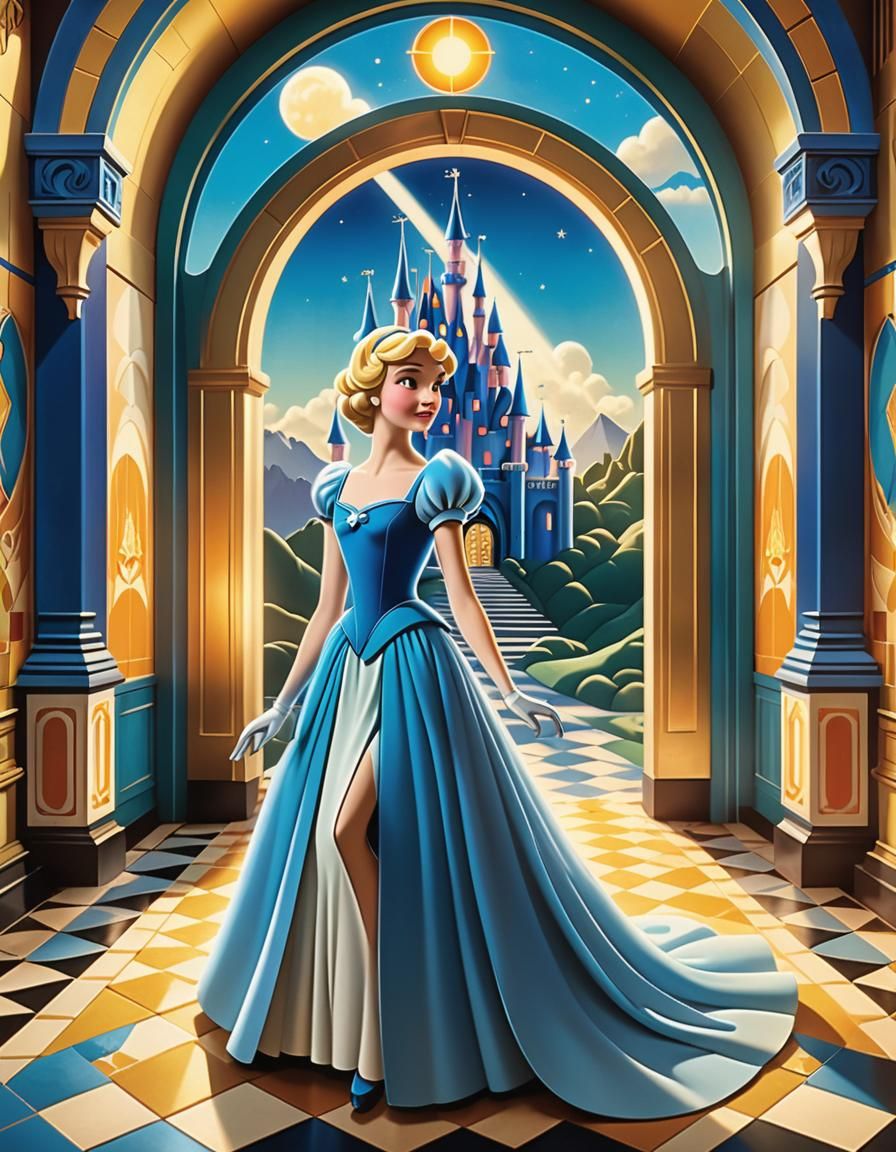Glimpsing the pure evil of Cinderella.