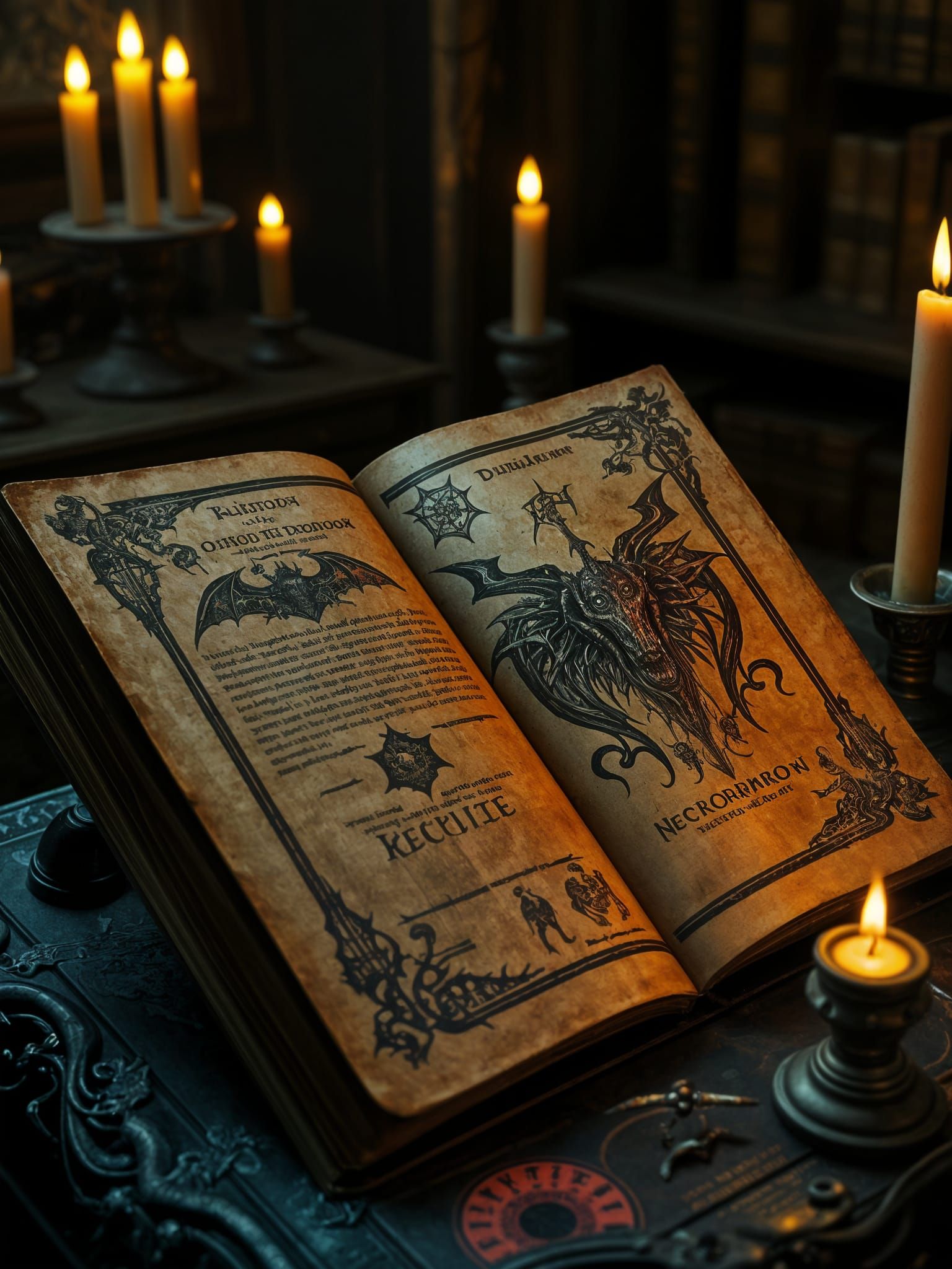 The Cursed Grimoire  by @Nyxator 