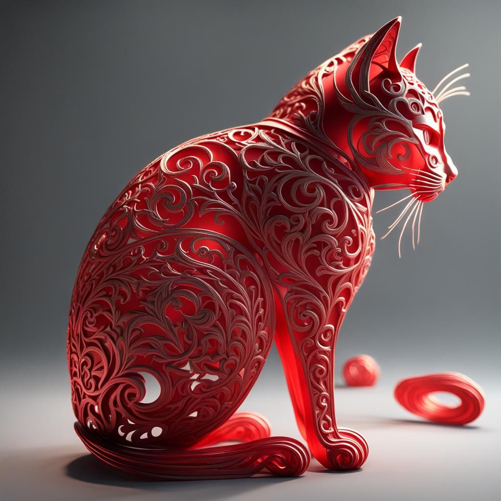 Red Color Kitty Series