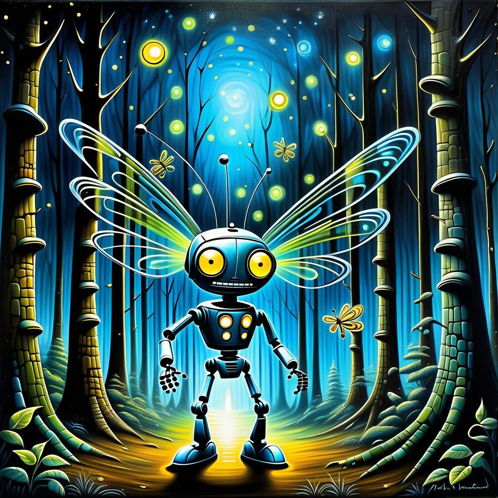 Robot and the Fireflies 10