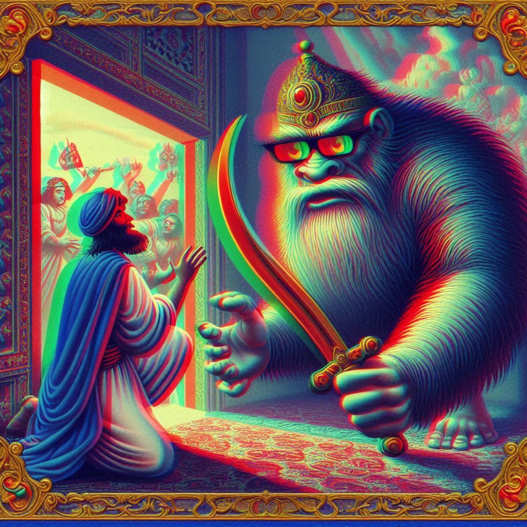 sinbad and the giant ape