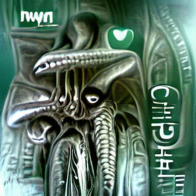 Ph'nglui mglw'nafh Cthulhu R'lyeh wgah'nagl fhtagn H.R. Gige...