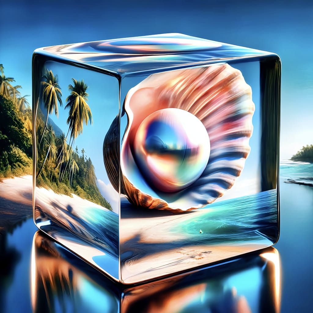 Seaside Reverie: The Pearl of the Tropics Encased