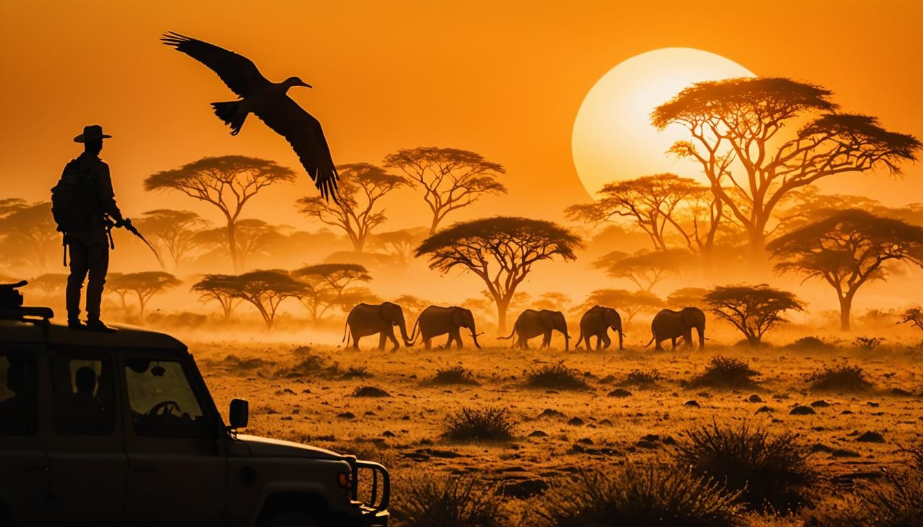 African sunset boulevard