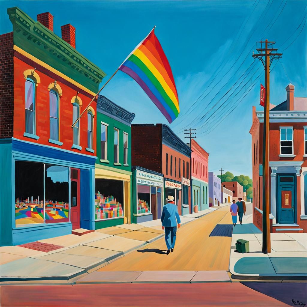 Pride month in a small town