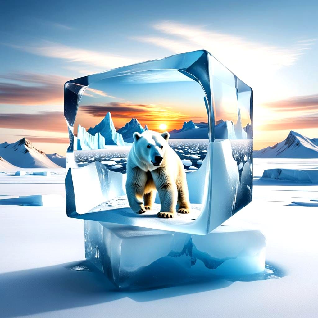 What Was & What is: Her World Is Melting  by @Filling The Empty