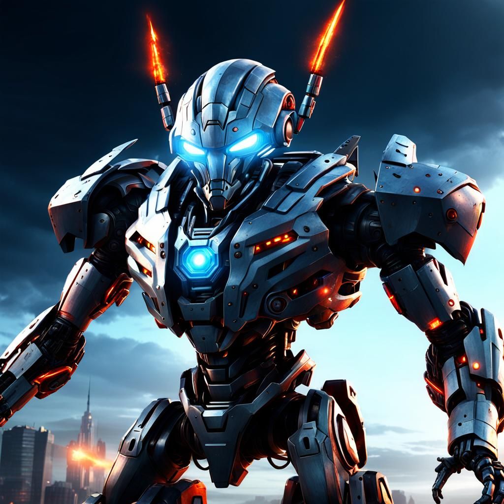 SUPER ARMORED ALIEN CYBORG MECHA ANDROID ROBOT SENTIENT