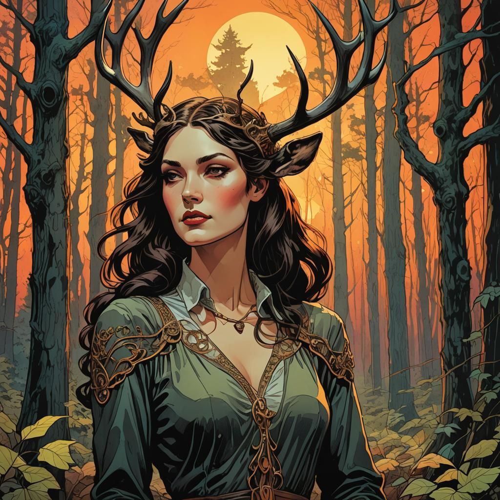 Antler maiden