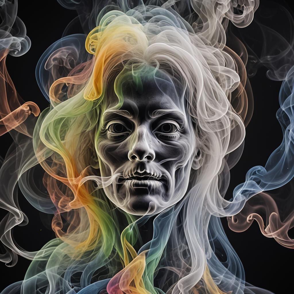 Smoke Lady  by @AusArt