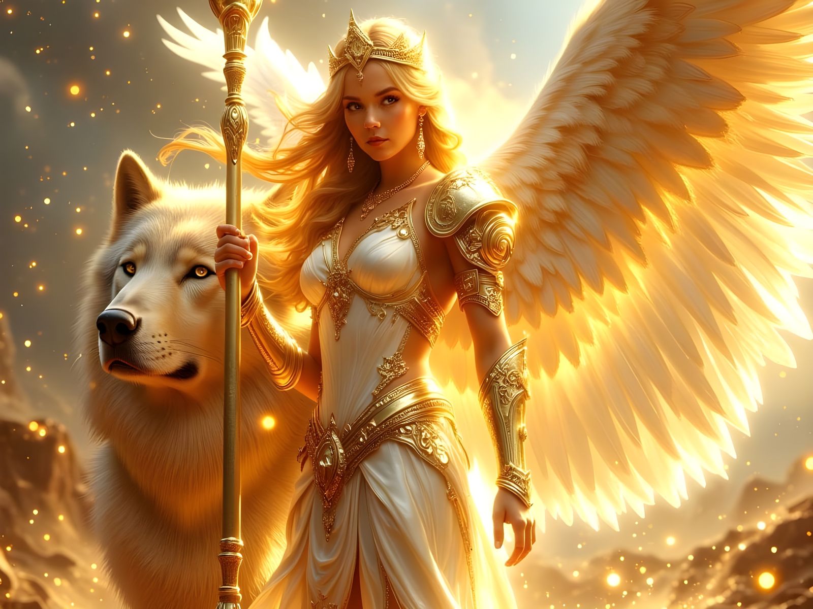 Valkyrie Gunnr Chooser of the Slain  by @Gary Murakami