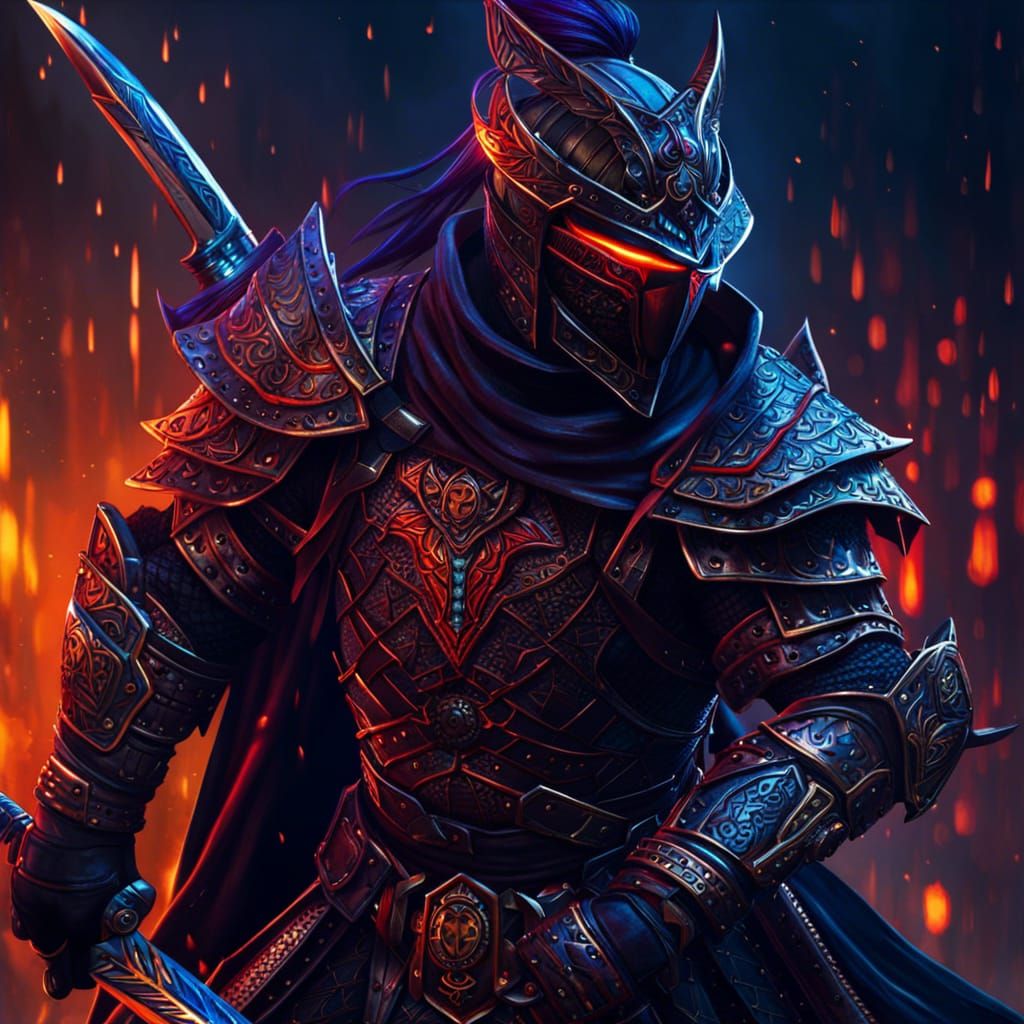 warrior assassin ninja knight hunter - AI Generated Artwork - NightCafe ...