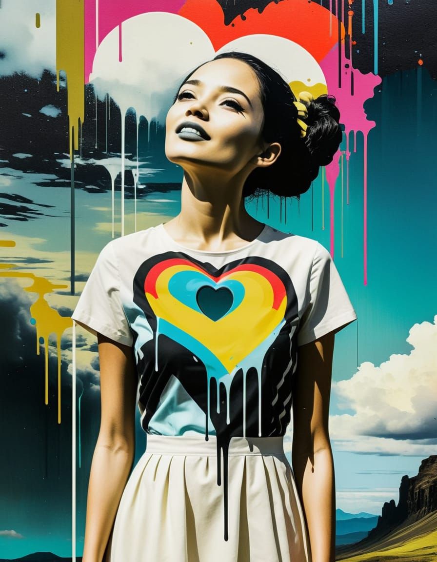 Surrealist Dreamscape in Vibrant Digital Art