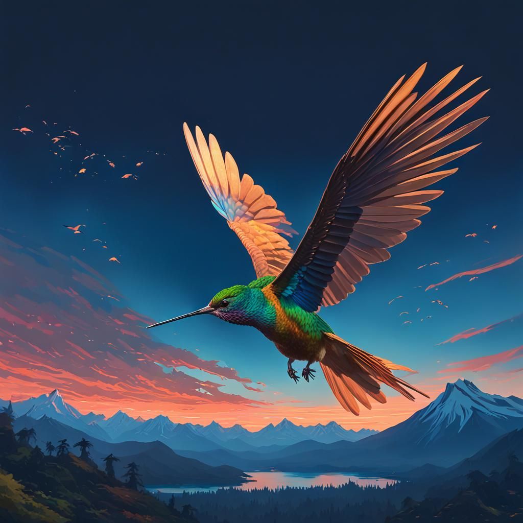 Mid Flight.