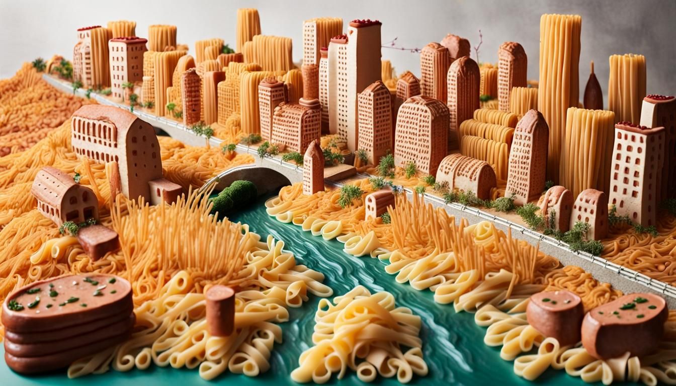 Pasta City  by @Bambam58