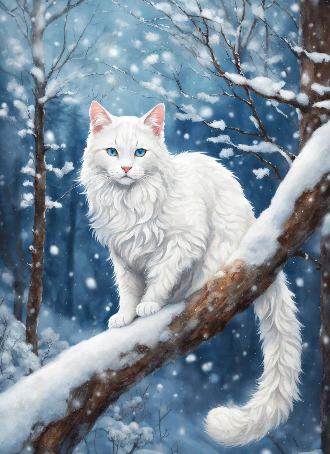 Winter cat